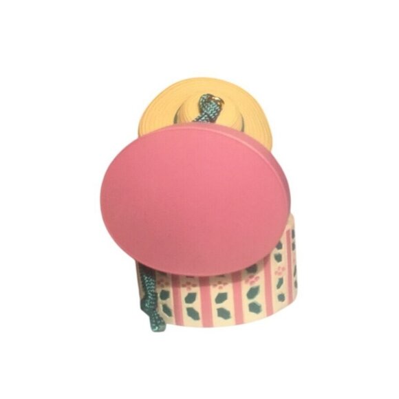 Avon Christmas Dress-up Ornament Kitty Cat in Hat Box - Picture 7 of 11